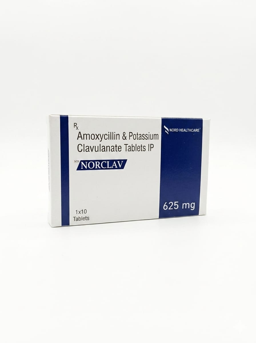 NORCLAV Amoxycillin & Potassium Clavulanate Tablets