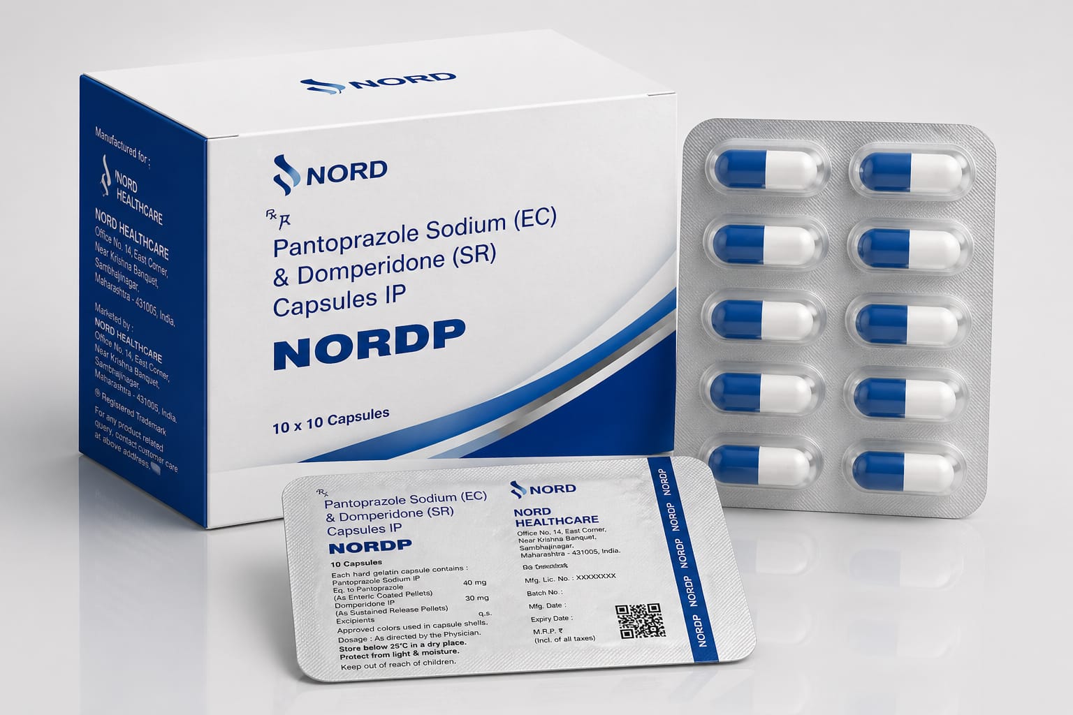NORDP Pantoprazole & Domperidone Capsules