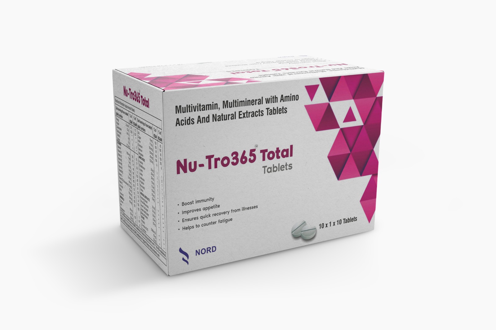 Nu-Tro365 Total Multivitamin Tablets